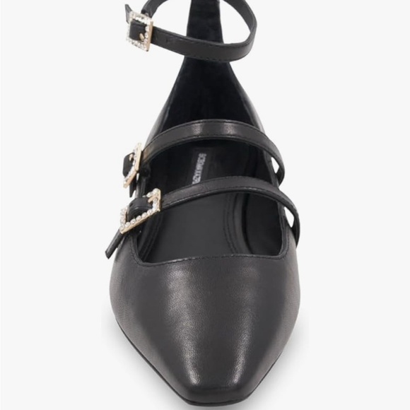 BCBGMaxAzria Black Multi-Strap Flats - Picture 5 of 8